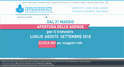 Desktop Screenshot of fatebenefratelli-isolatiberina.it